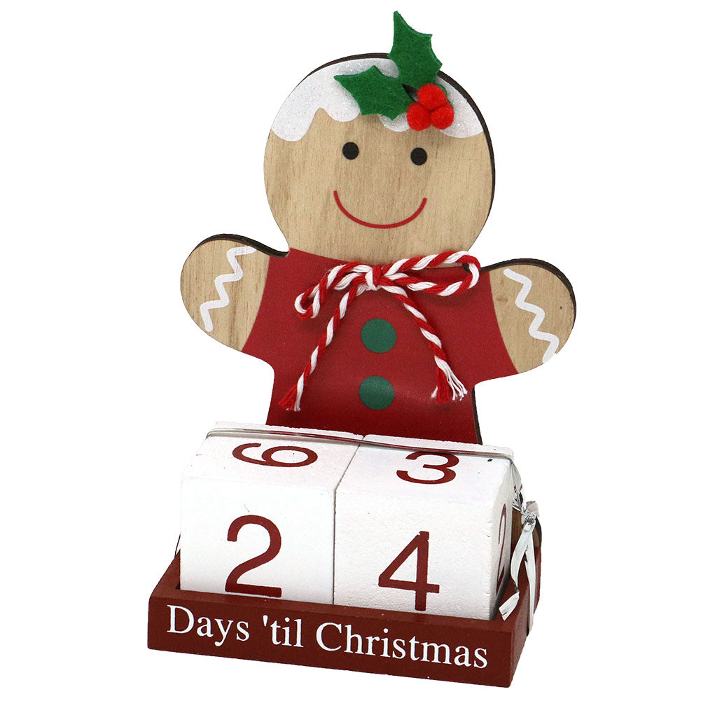 Calendario dell’Avvento con dadi Gingerbread 14,5cm