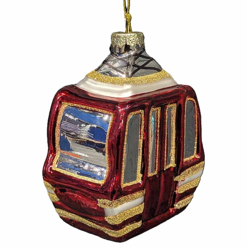 Formina in vetro Cabina funivia 11,5cm 1