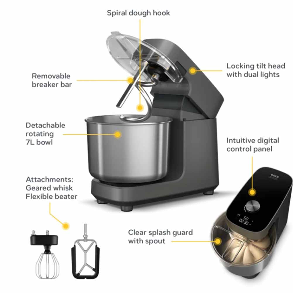 Impastatrice a spirale Ooni Halo Pro 7 litri 10