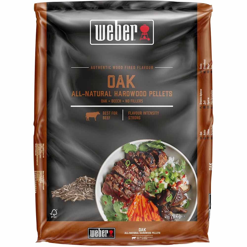 Pellet di legno Weber SmokeFire quercia FSC 8kg 3401053