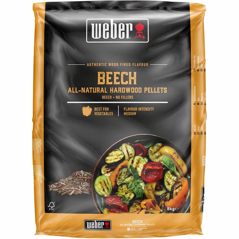 Pellet di legno Weber SmokeFire Faggio FSC 8kg 3401054 1