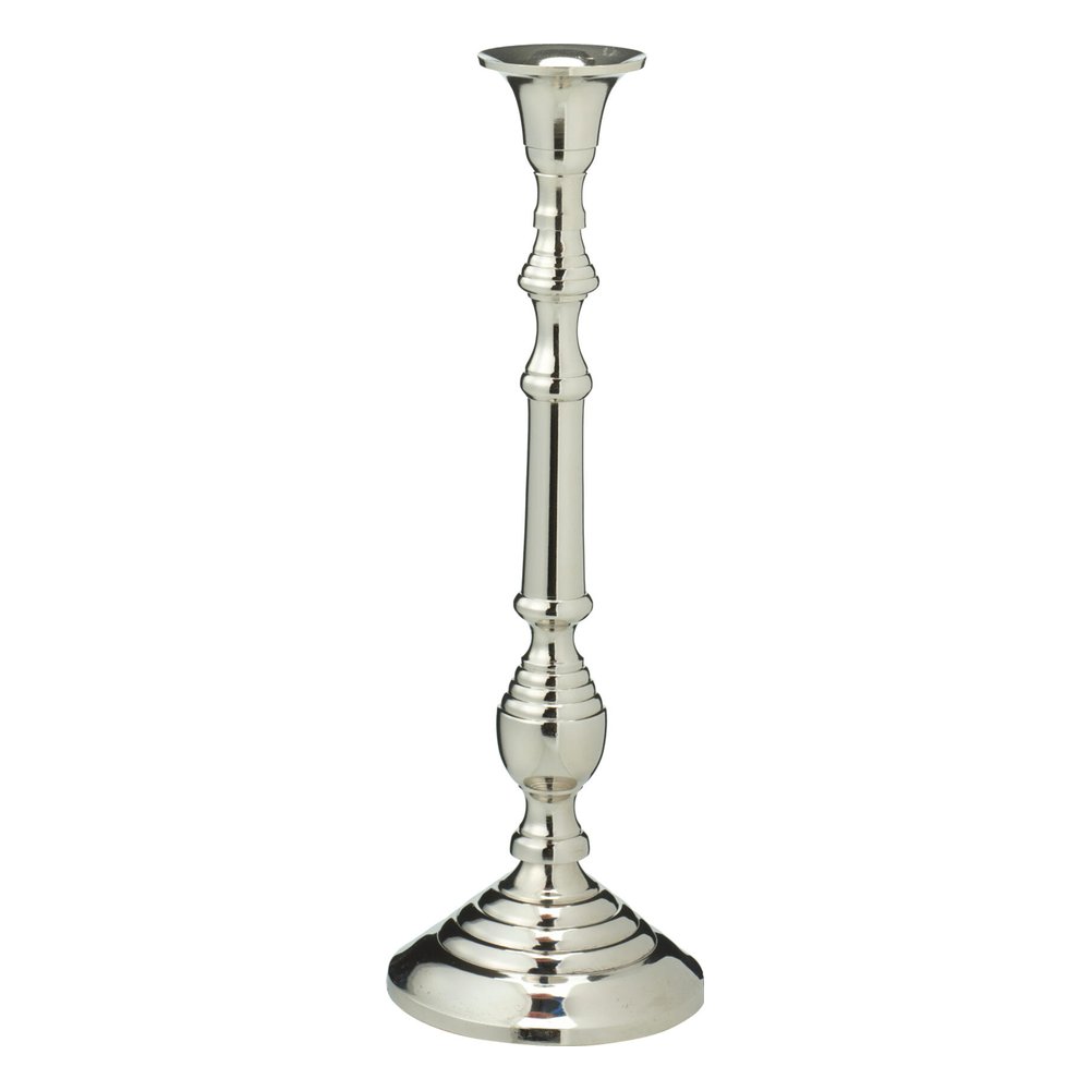 Candeliere in alluminio color argento 29 cm – 1 pezzo, design assortito 5