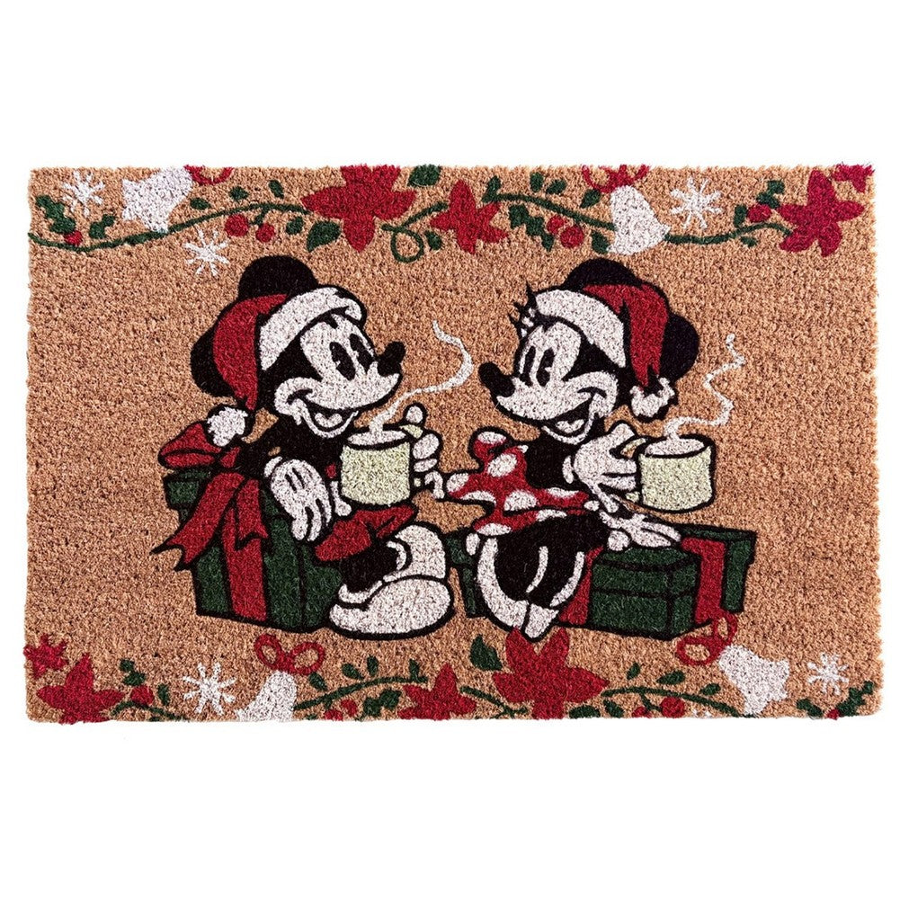 Zerbino natalizio Disney Topolino e Minnie con tazze 60 x 40 cm 1