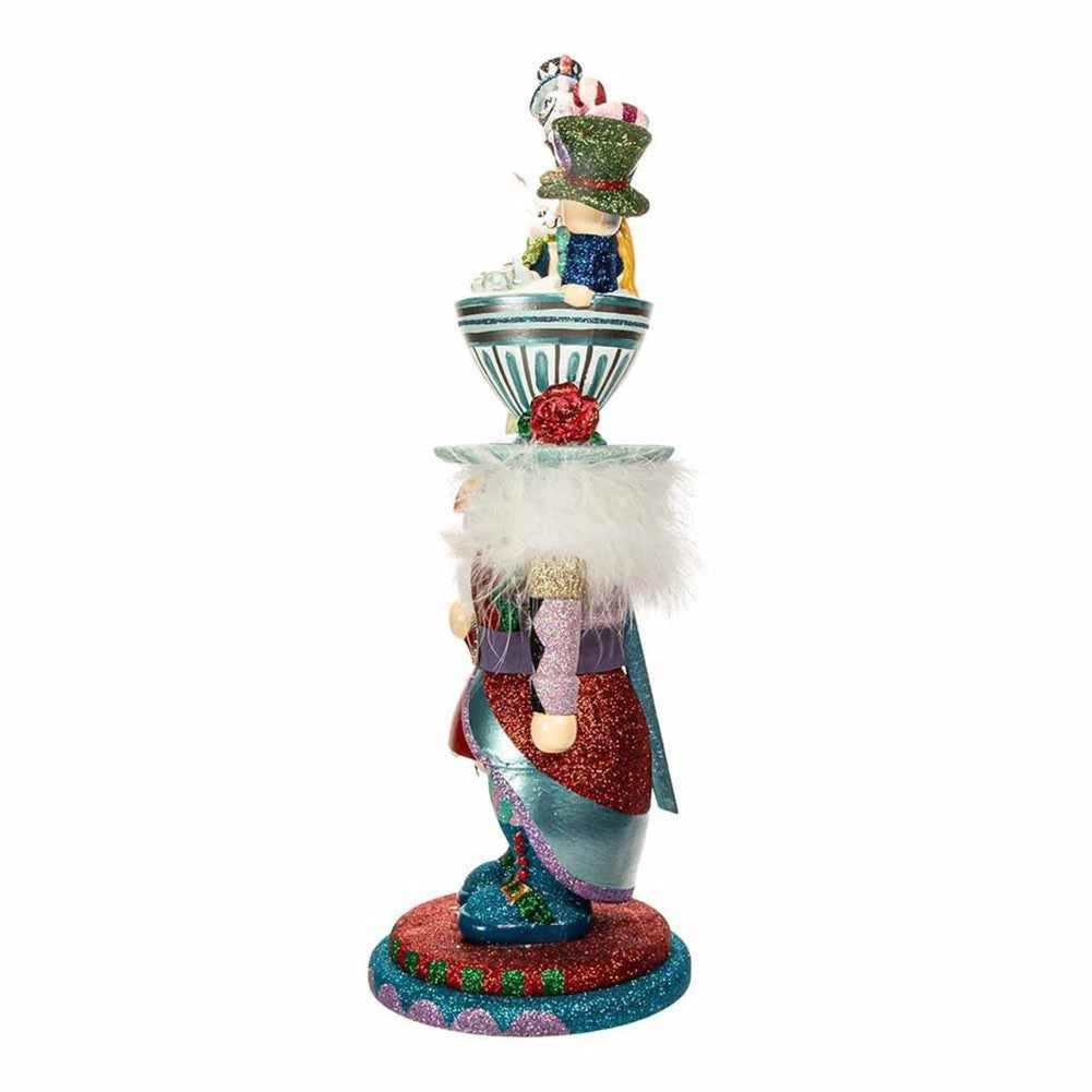 Schiaccianoci decorativo Kurt S. Adler Hollywood Nutcrackers Alice con cappello a tazza 45,7 cm 3