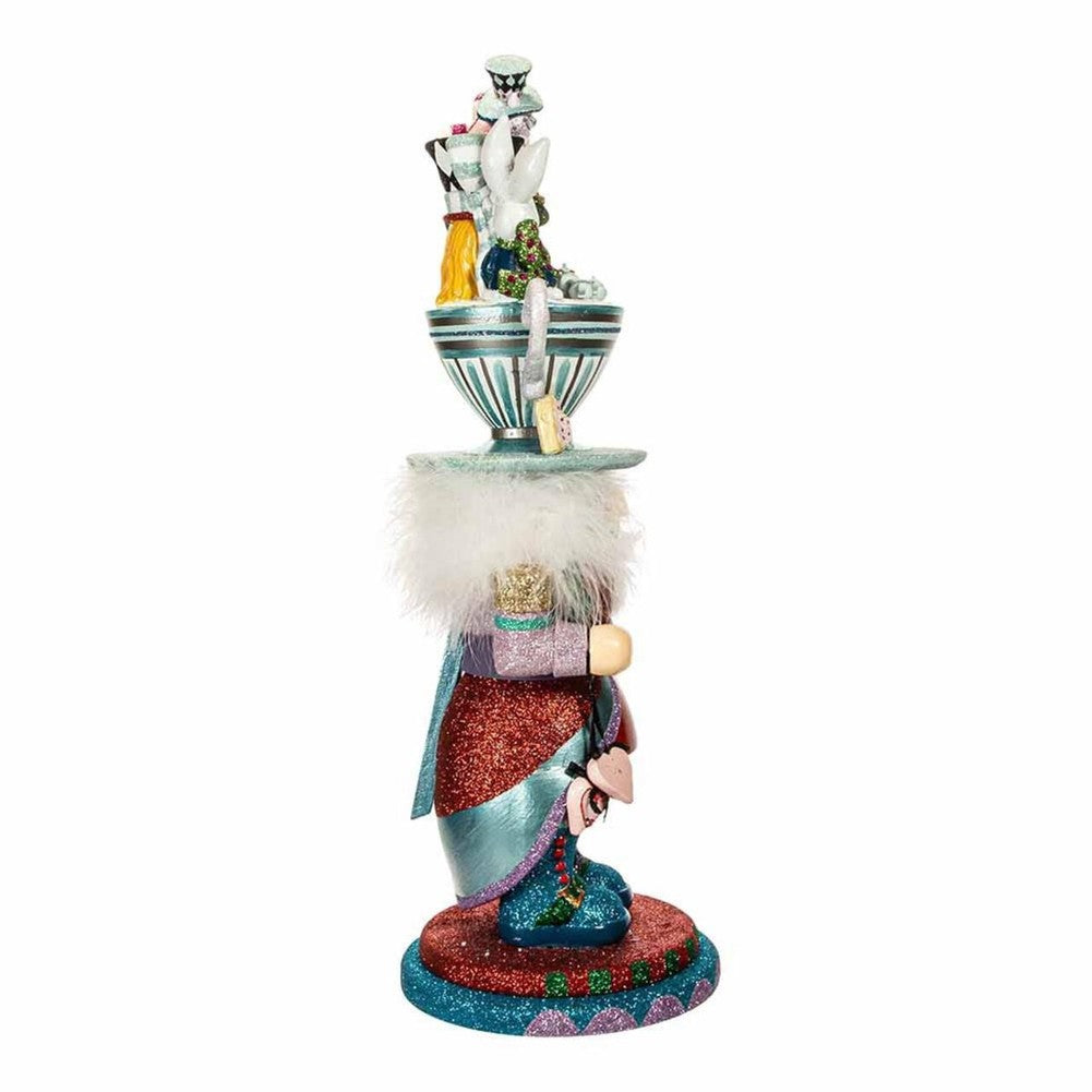 Schiaccianoci decorativo Kurt S. Adler Hollywood Nutcrackers Alice con cappello a tazza 45,7 cm 4