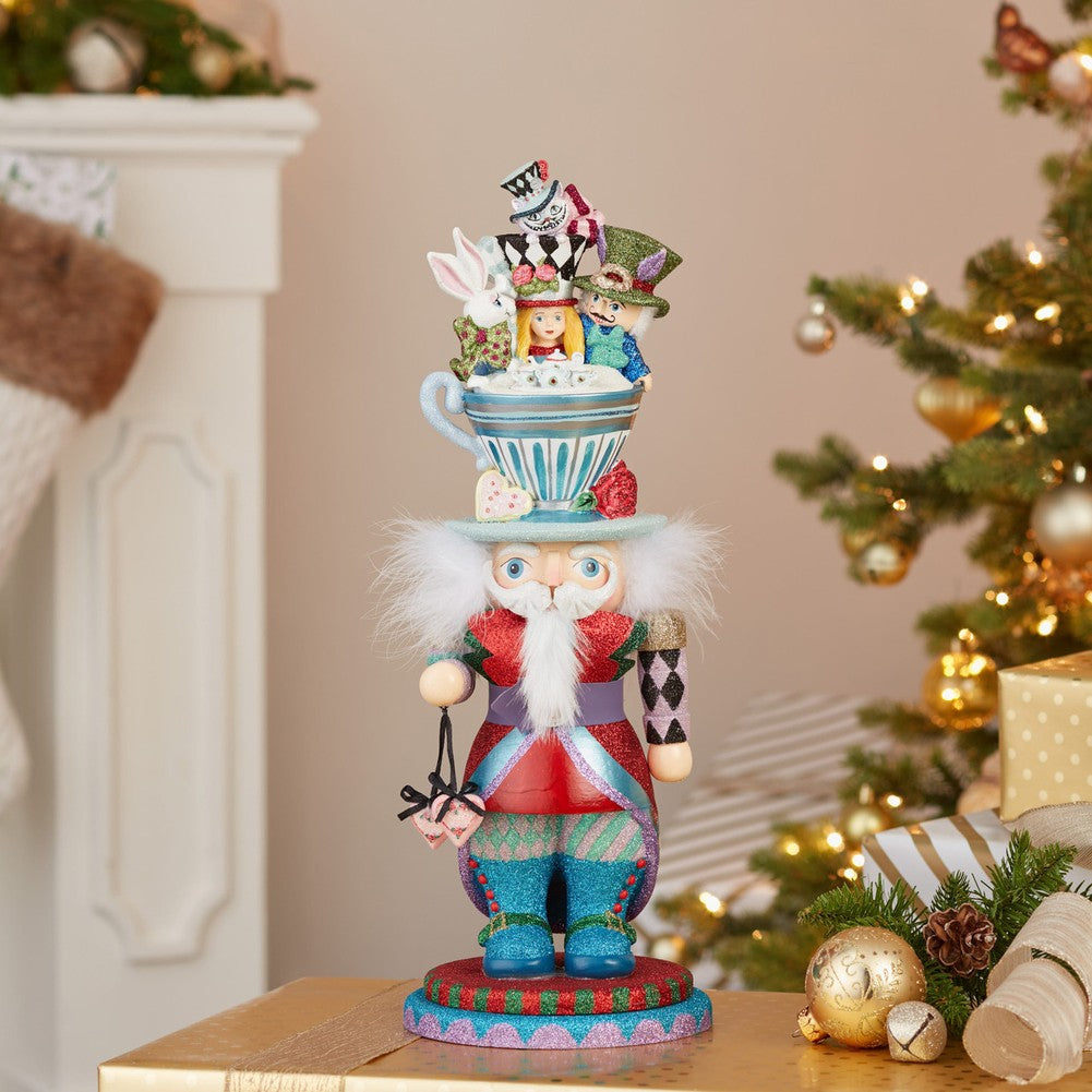 Schiaccianoci decorativo Kurt S. Adler Hollywood Nutcrackers Alice con cappello a tazza 45,7 cm 7