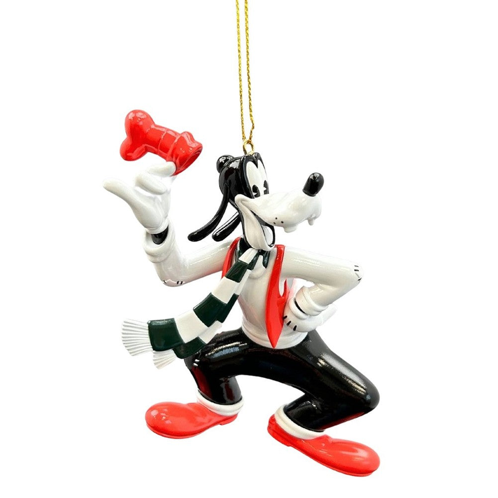 Addobbo 3D per albero di Natale Disney Pippo con sciarpa 1