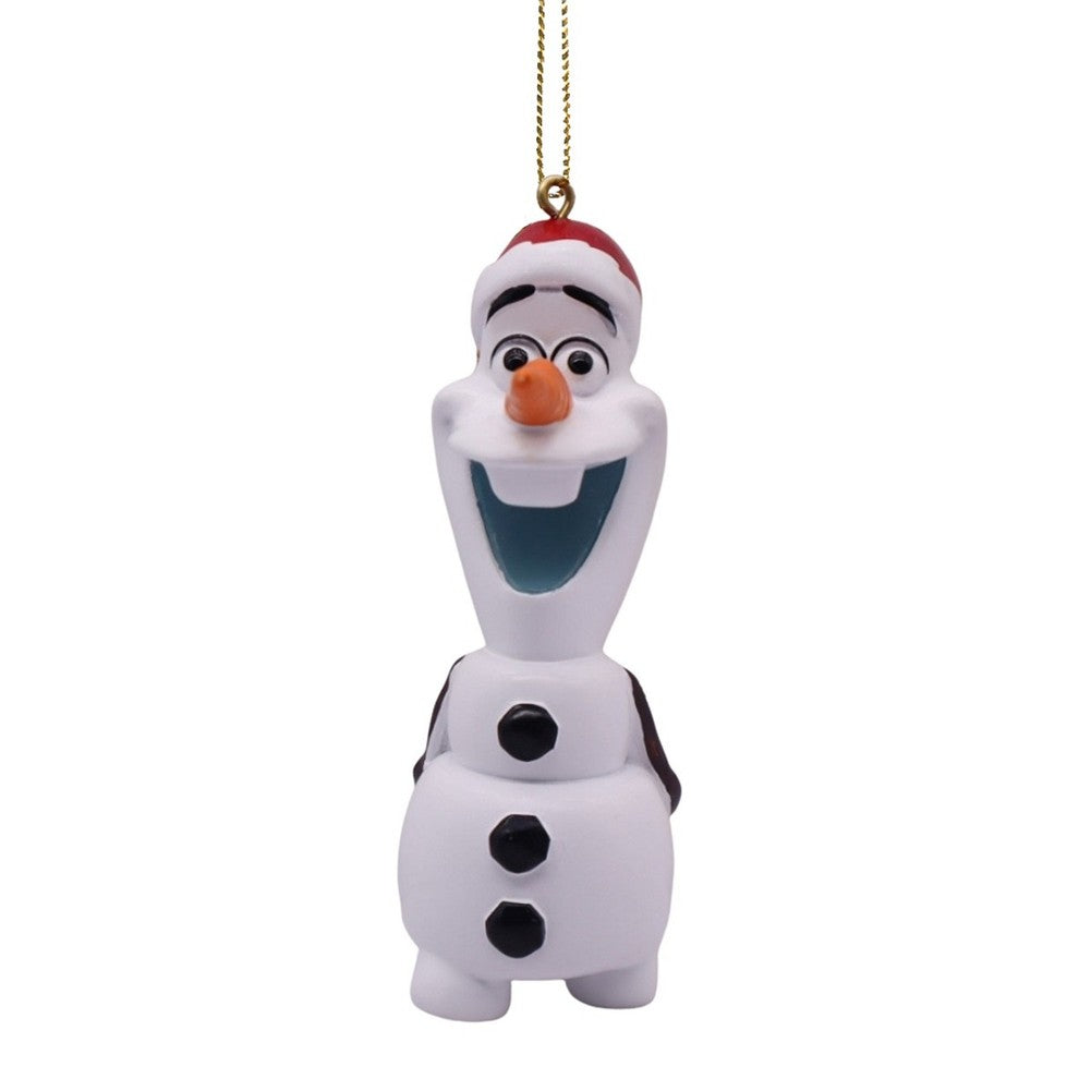 Addobbo 3D per albero di Natale Disney Olaf con cappello di Babbo Natale 1
