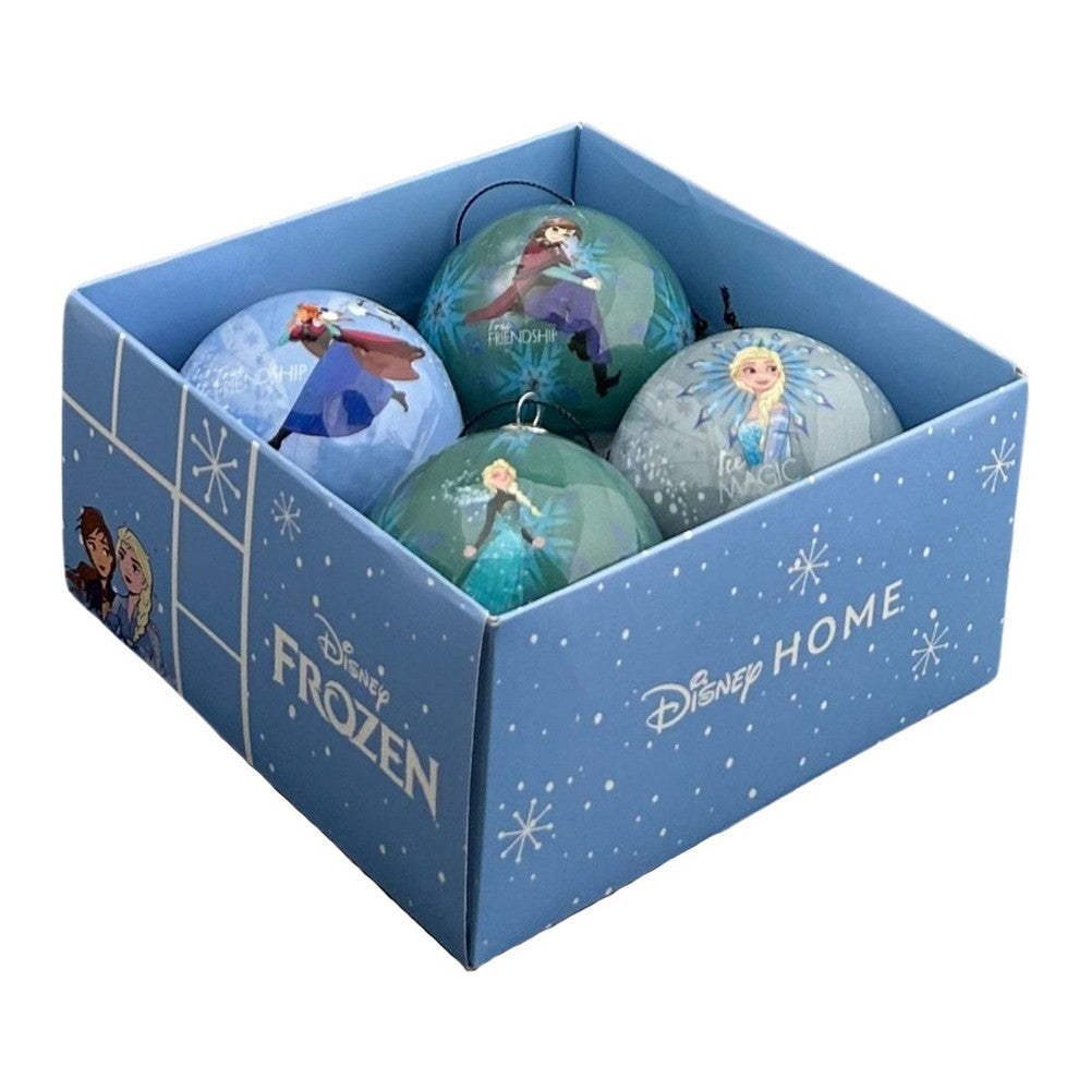 Set 4 palline di Natale in plastica Disney Frozen 1