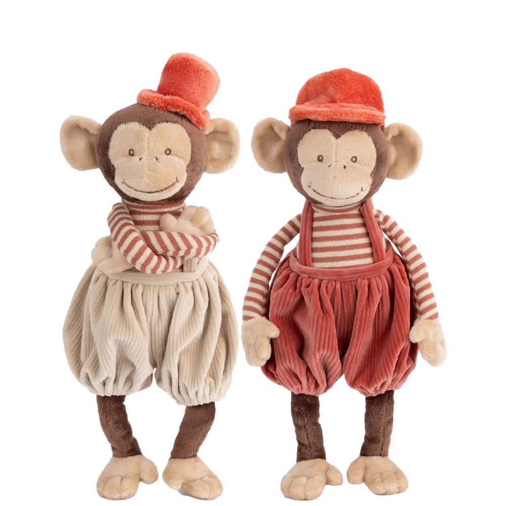 Peluche Scimmia Winston con Cappello Bukowski 30 cm, Assortimento 2 Modelli 1