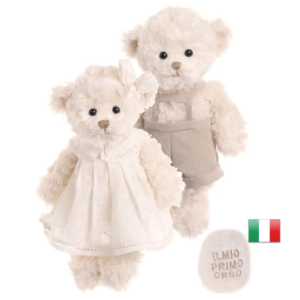 Orsetti di Peluche Aurora & Leonardo Il Mio Primo Orso Bukowski 35 cm, 2 Modelli 1