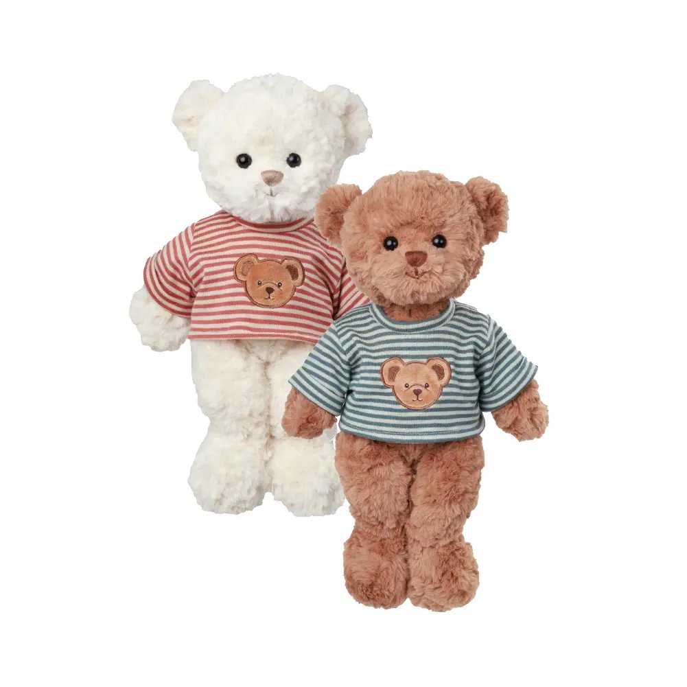 Orsetti di Peluche Vestiti Monsieur Joly & Sebastien Bukowski 35 cm, 2 Modelli 1