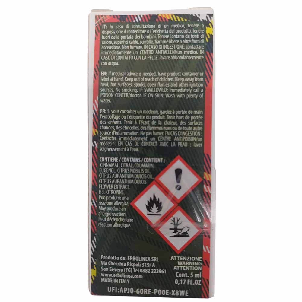 Profumatore per auto Dolce di Natale con ricarica Erbolinea 2
