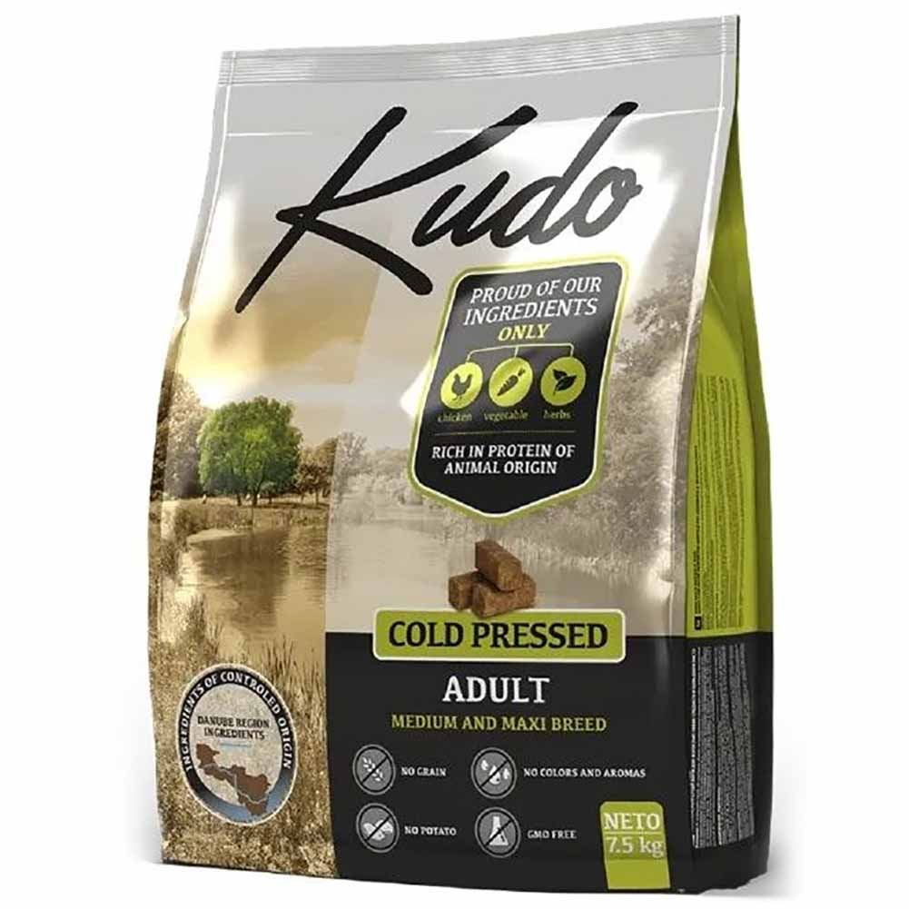 Kudo Chicken Adult Medium & Maxi 7,5kg per Cani Adulti di Taglia Media e Grande 1