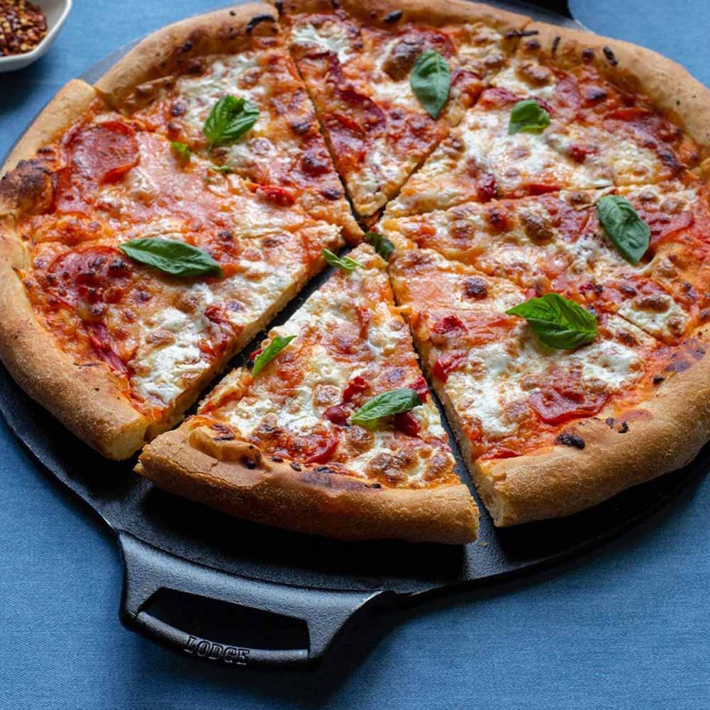 Teglia Lodge per pizza in ghisa 38 cm 3