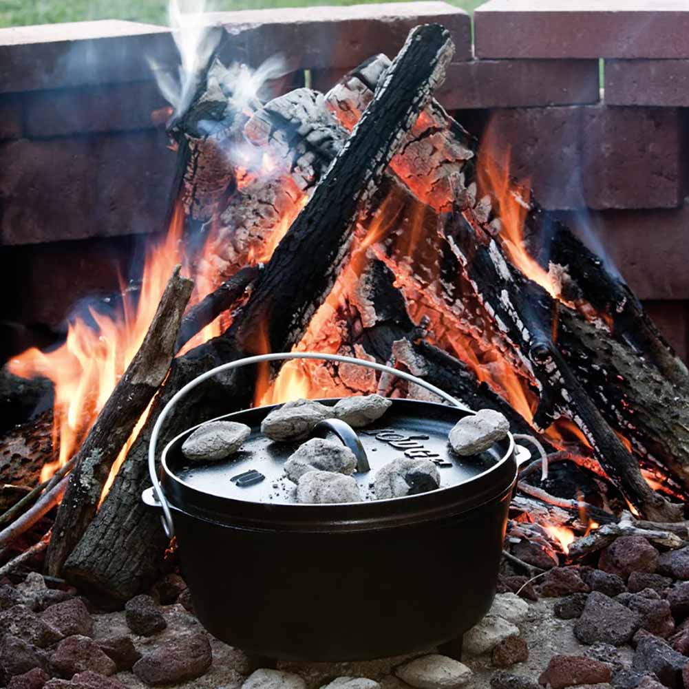 Forno olandese Lodge profondo in ghisa 4,73 lt 25,4 cm 2