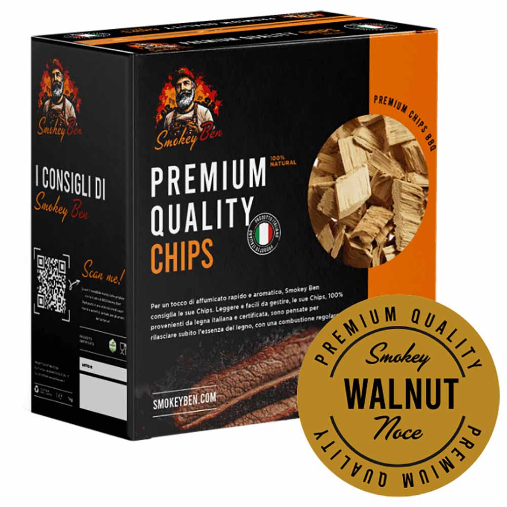 Chips affumicatura Smokey Ben noce confezione 750 g 1