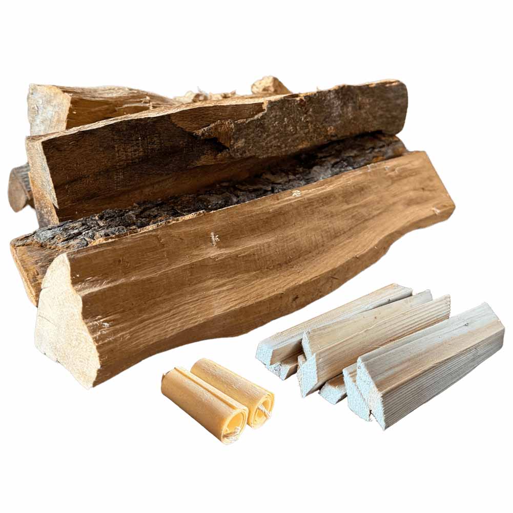 Kit cooking wood Smokey Ben quercia sacco 10 kg 2