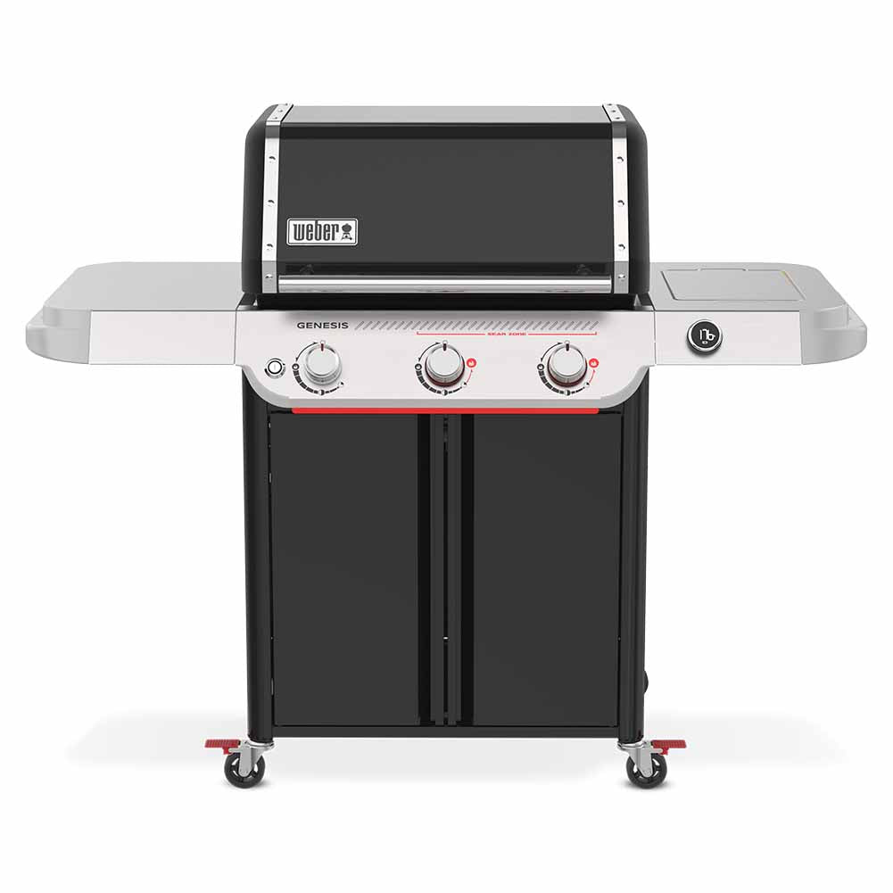 Weber Genesis E-325 barbecue a gas con Sear Zone e copertura premium 8