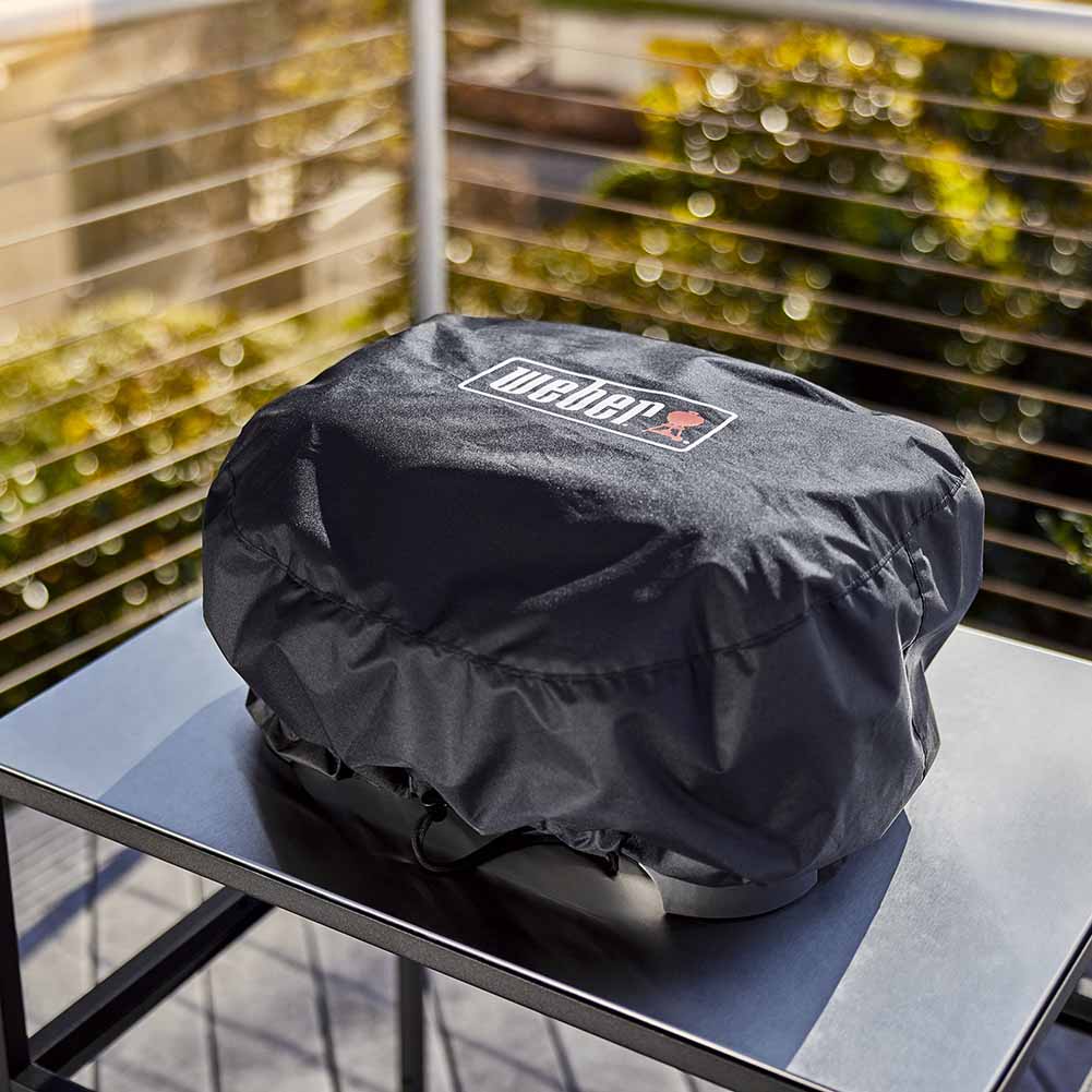 Weber Lumin Compact con stand barbecue elettrico con custodia premium 6