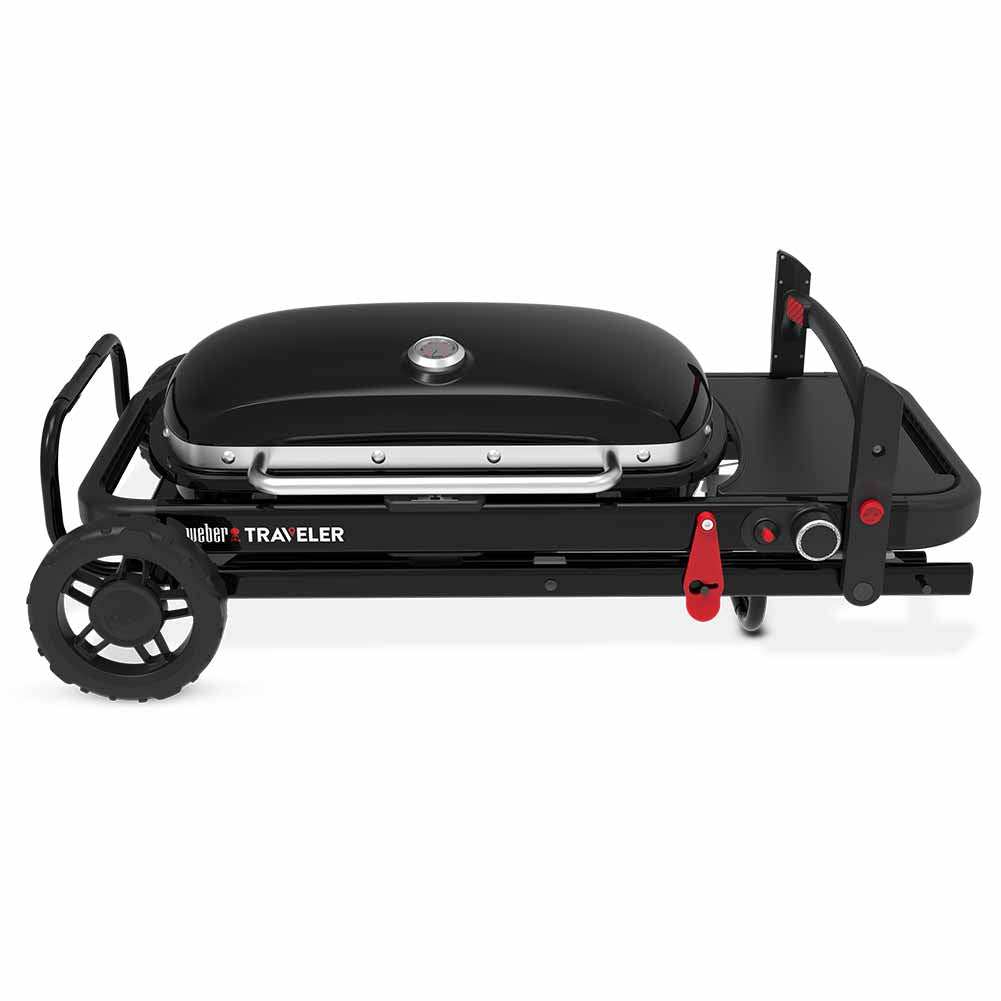 Weber Traveler barbecue a gas portatile con Paletta precision 7