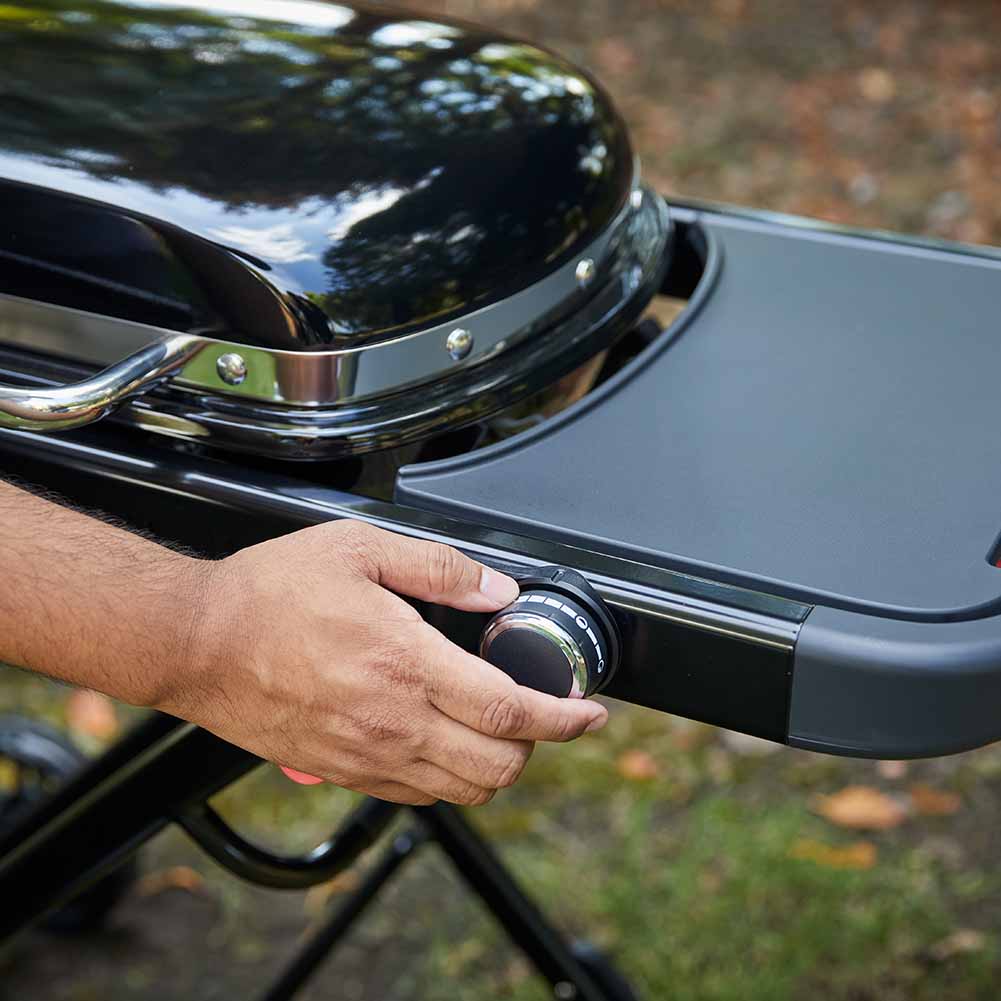 Weber Traveler barbecue a gas portatile con Paletta precision 5