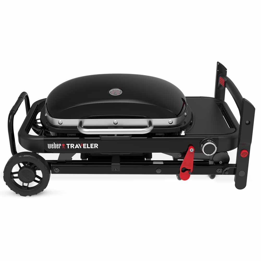 Weber Traveler Compact barbecue a gas portatile con paletta precision 6