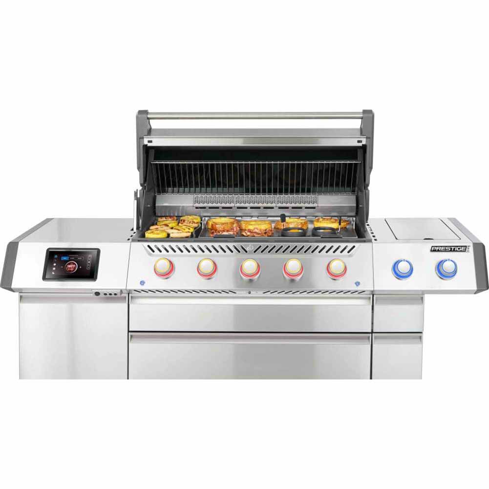 Napoleon Prestige PRO 665 Elite Barbecue a gas con Sizzle Zone e affumicatore integrato 4