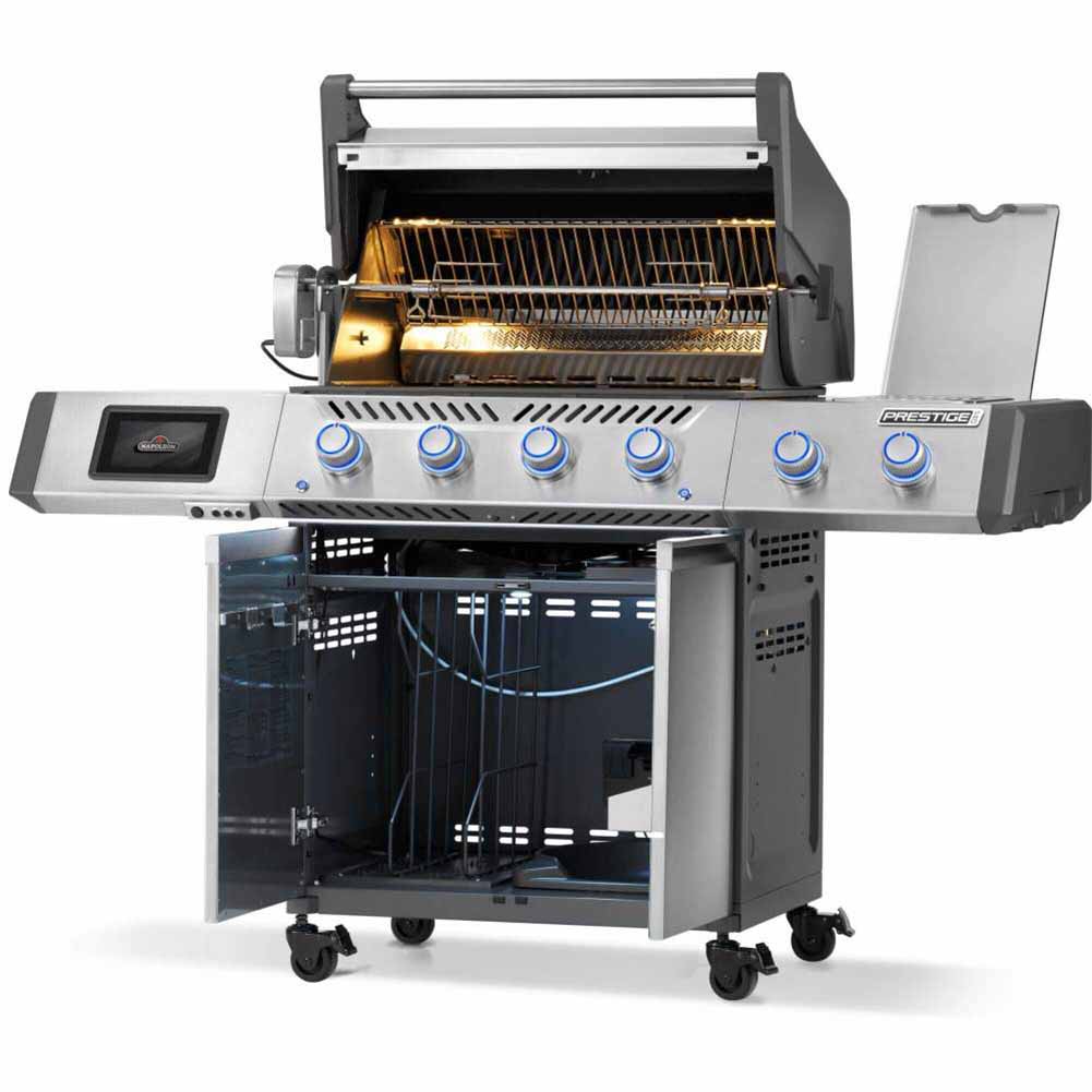 Napoleon Prestige PRO 500RSIB Barbecue a gas inox con Sizzle Zone e girarrosto 2