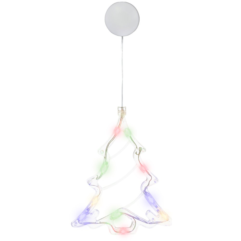 Albero luminoso a batteria per finestra 17cm per interno 2