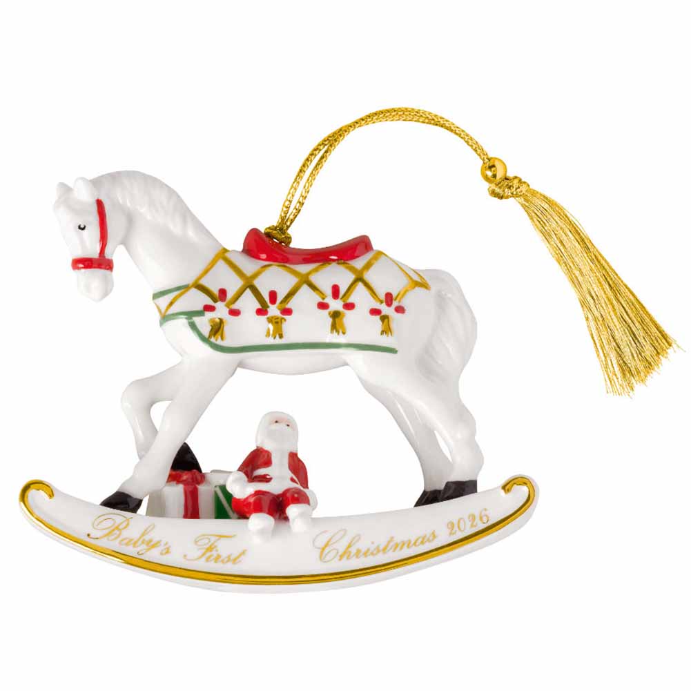 Addobbo Cavallo a Dondolo Christmas Classics Oro 2026 Villeroy & Boch 1