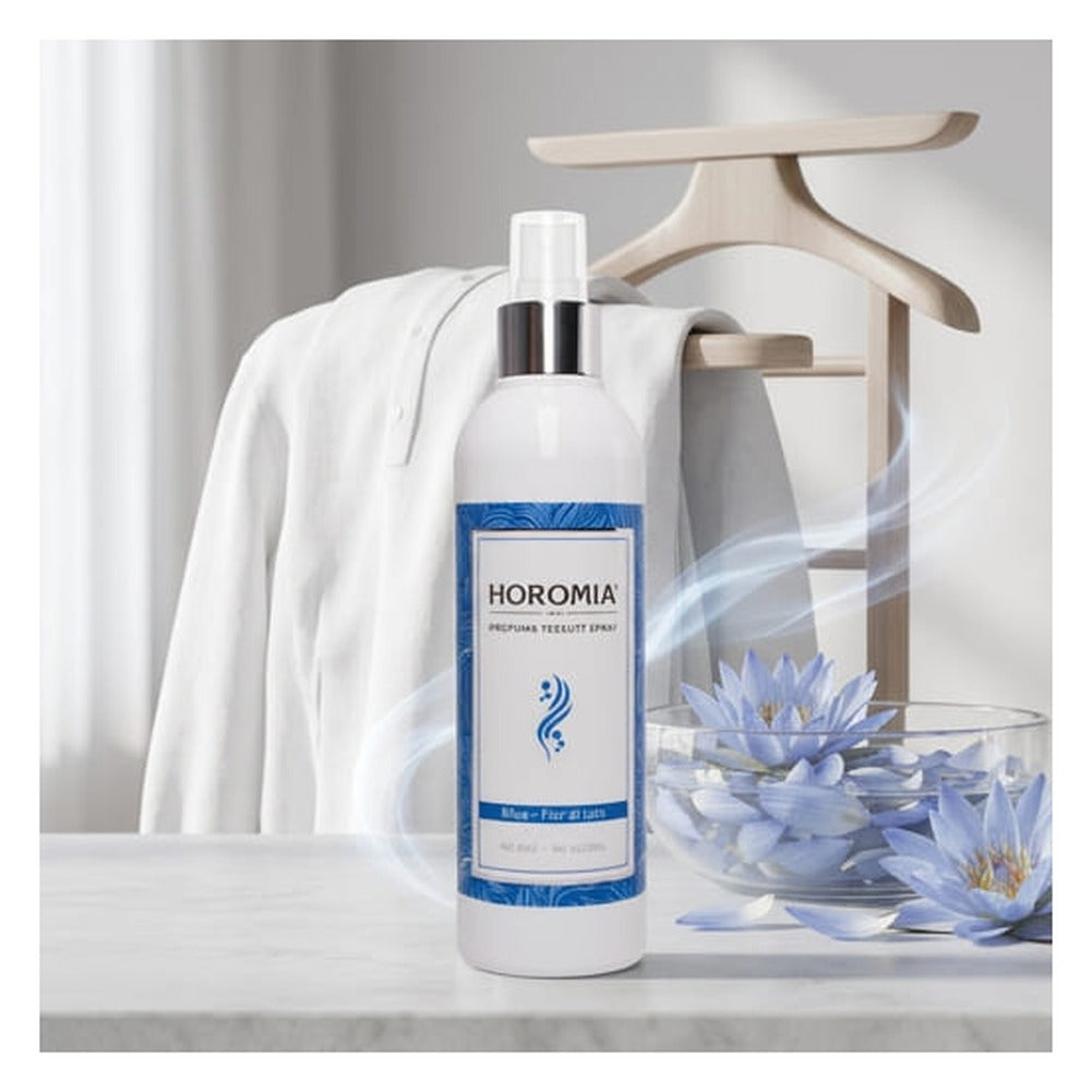 Spray Profumatore per Tessuti Horomia Blue Fior di Loto 250 ml 2