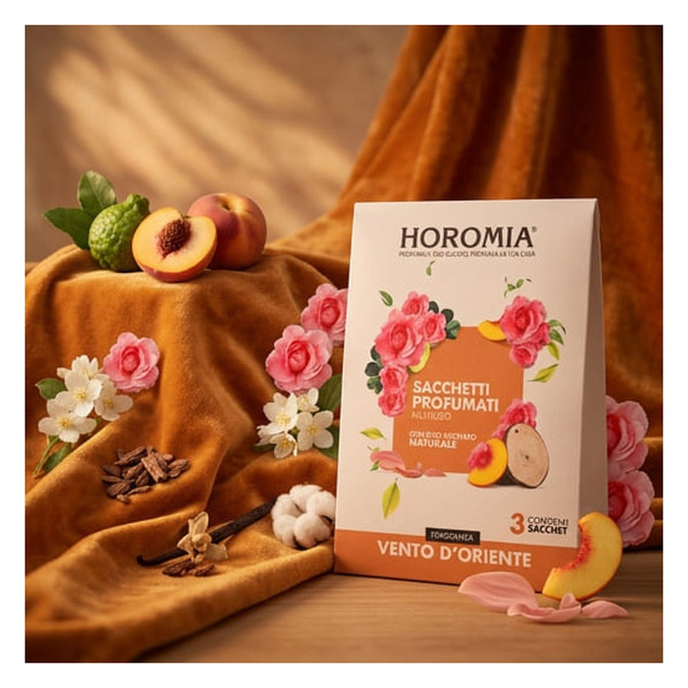 Sacchetti Profumati Multiuso Horomia Vento d'Oriente 3x12 g 2