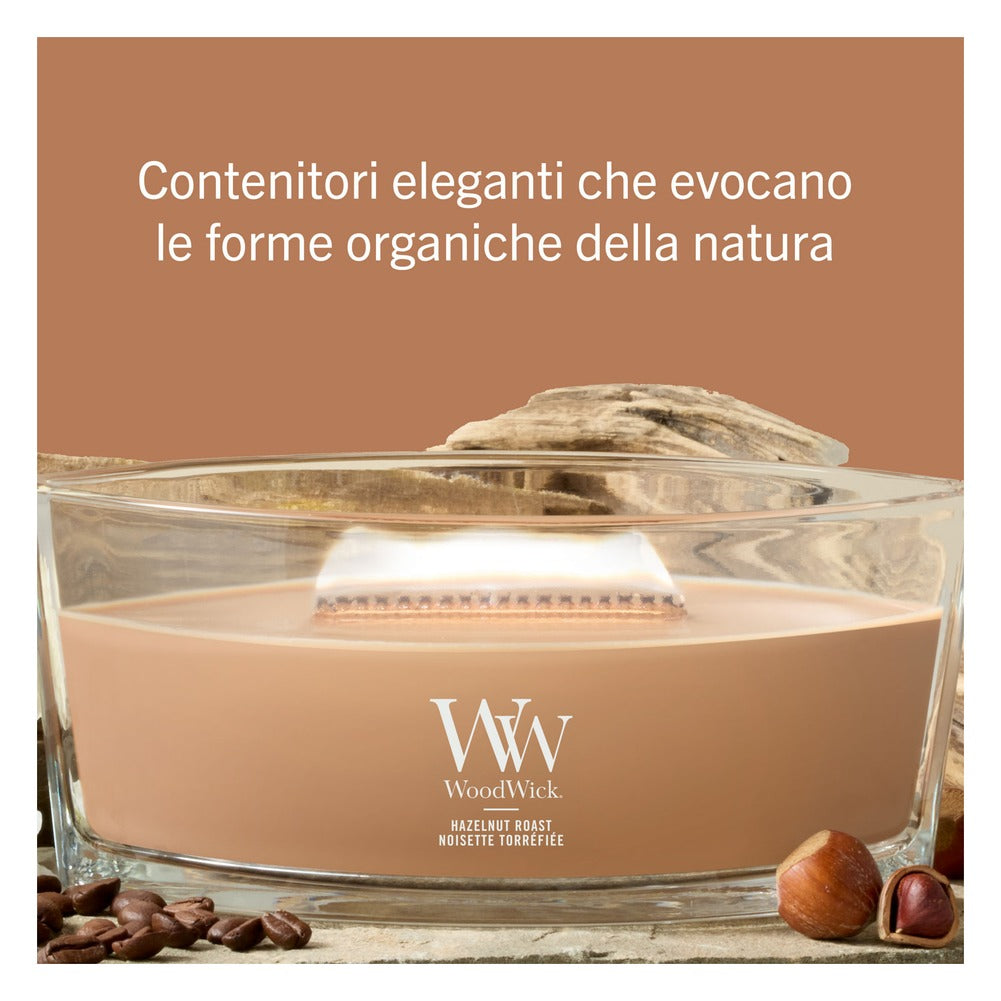 Candela Ellipse WoodWick Hazelnut Roast 3