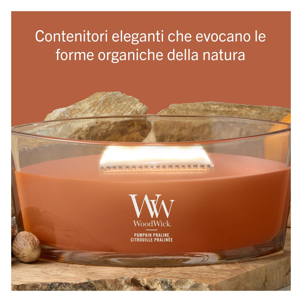 Candela Ellipse WoodWick Pumpkin Praline 3