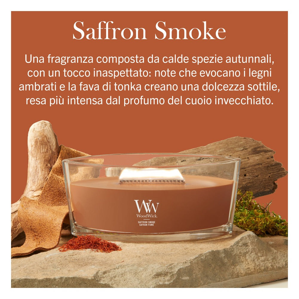 Candela Ellipse WoodWick Saffron Smoke 2