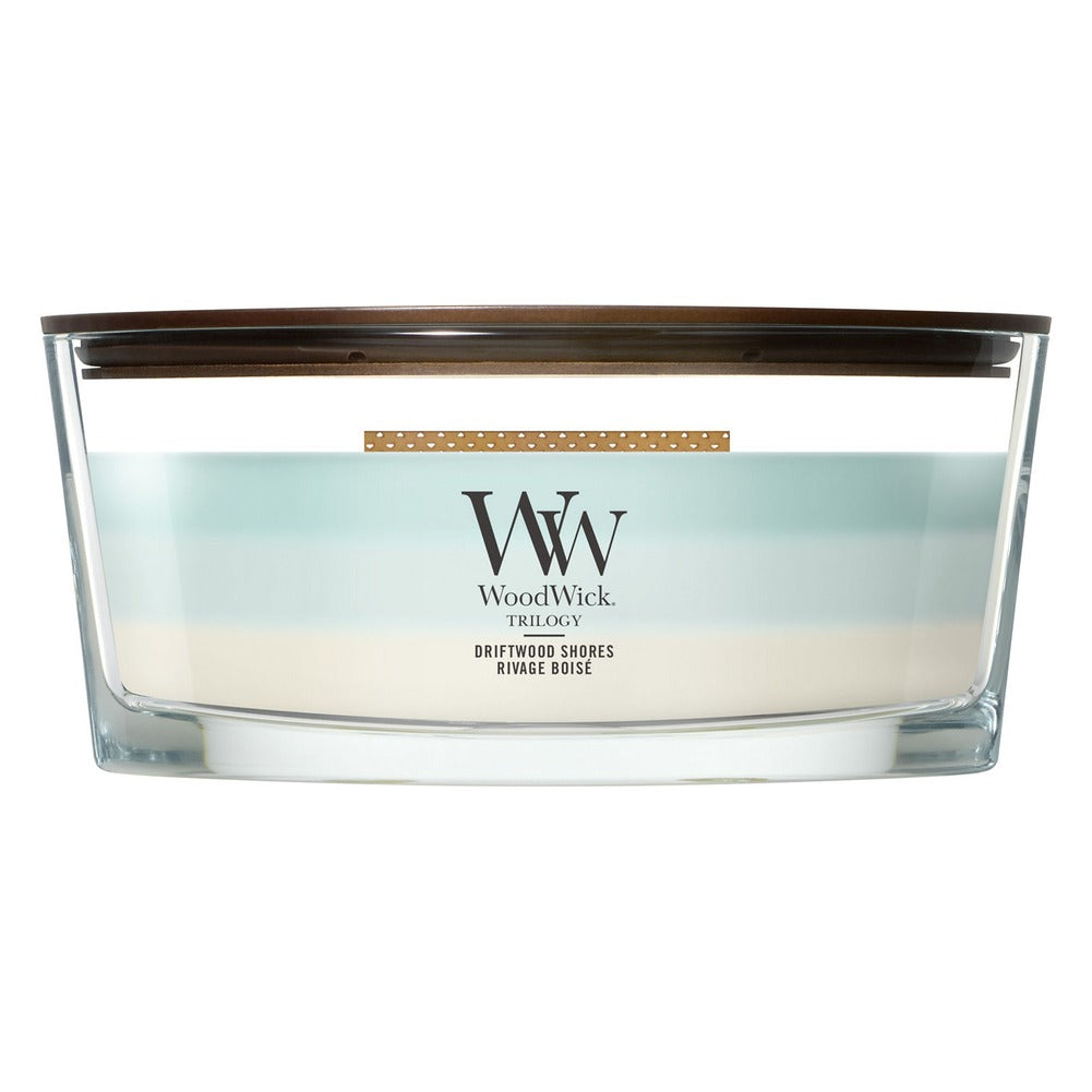 Candela Ellipse Trilogy WoodWick Driftwood Shores 1