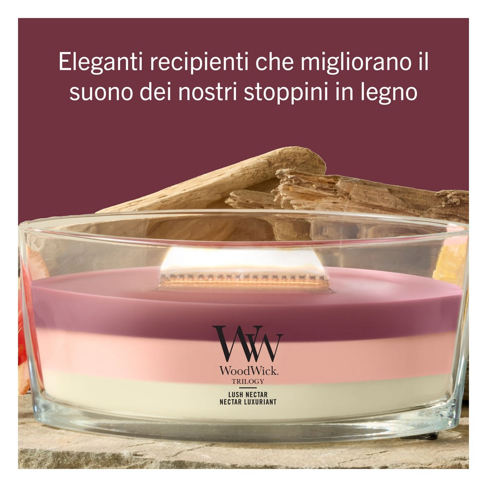 Candela Ellipse Trilogy WoodWick Lush Nectar 3
