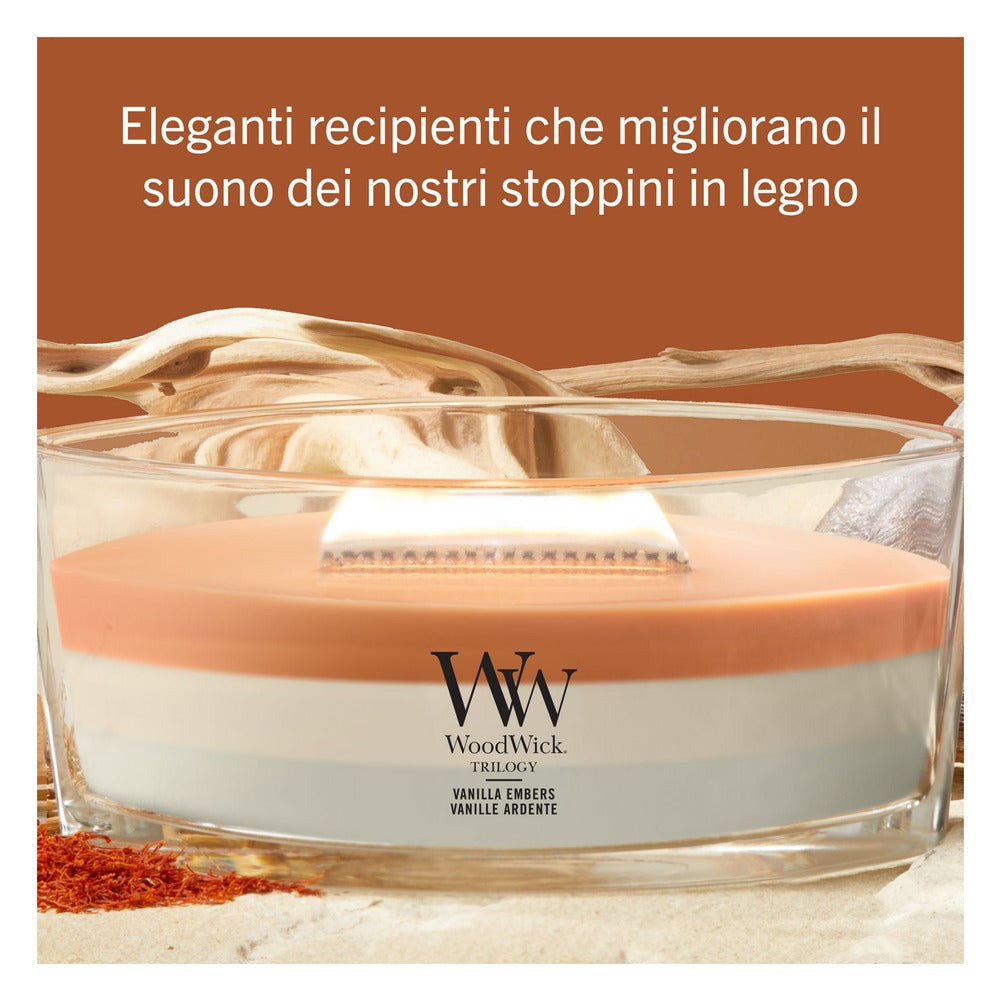 Candela Ellipse Trilogy WoodWick Vanilla Embers 3