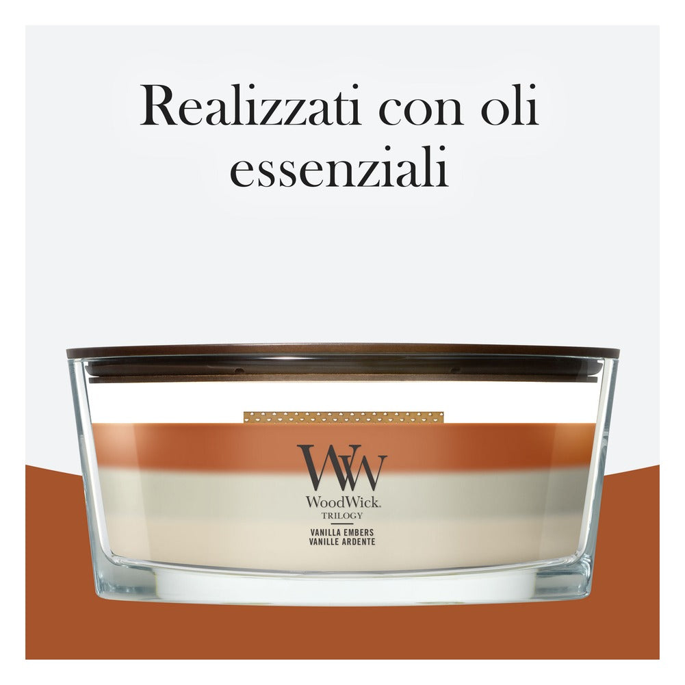 Candela Ellipse Trilogy WoodWick Vanilla Embers 5