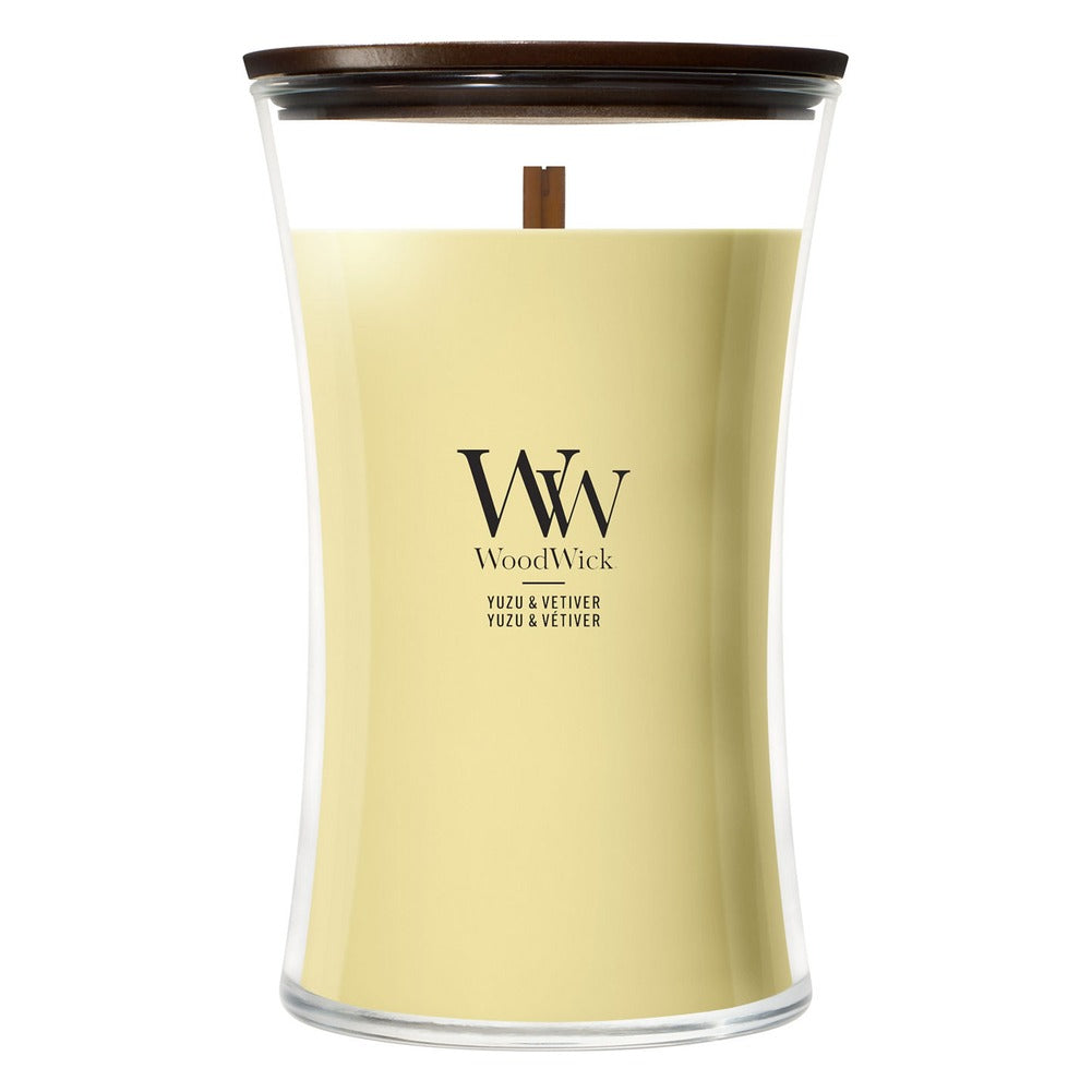 Candela Ellipse WoodWick Yuzu & Vetiver 1