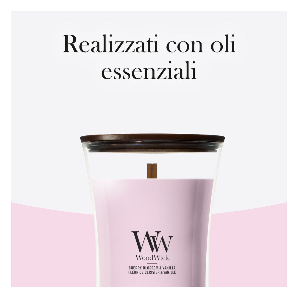 Candela Grande WoodWick Cherry Blossom & Vanilla 5