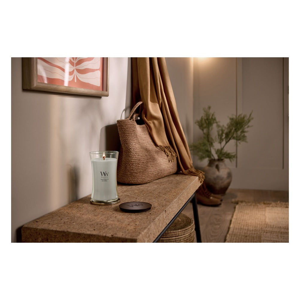 Candela Grande WoodWick Tonka & Almond Milk 2