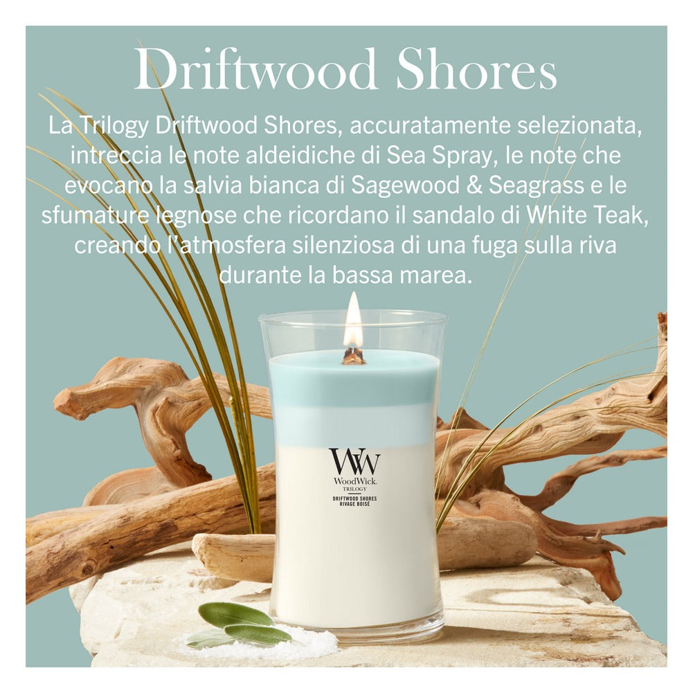 Candela Grande Trilogy WoodWick Driftwood Shores 2