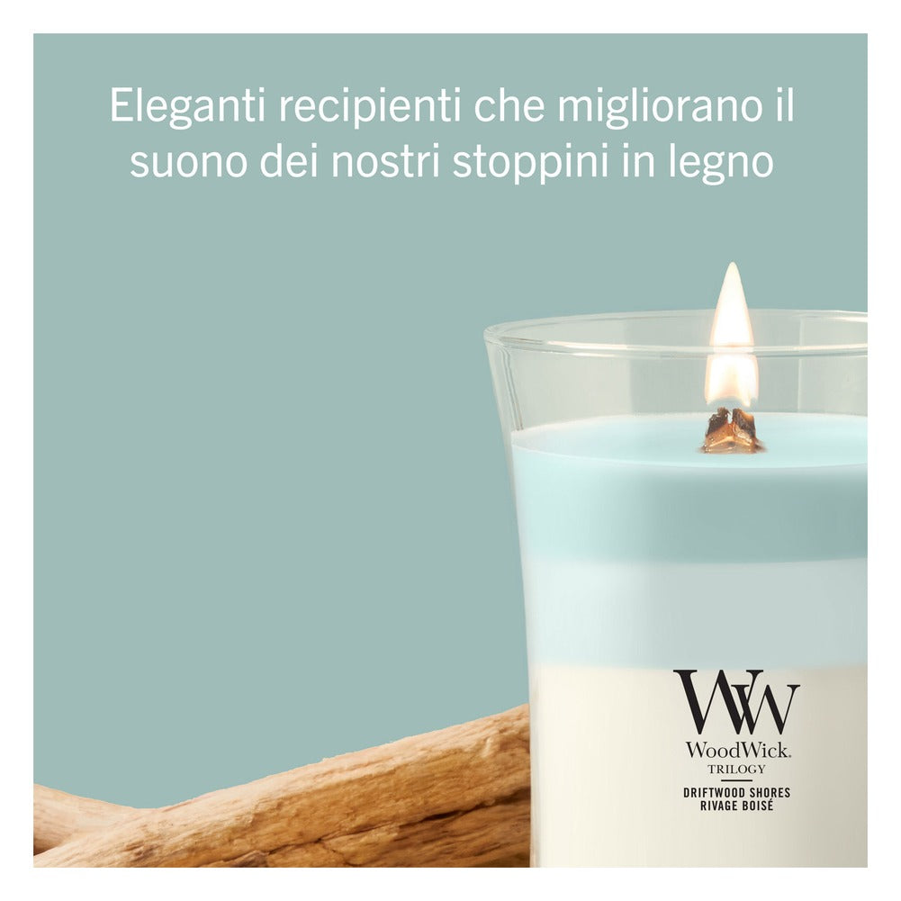 Candela Grande Trilogy WoodWick Driftwood Shores 3