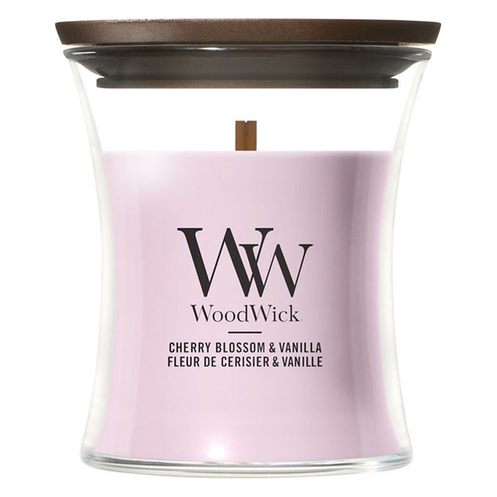 Candela Piccola WoodWick Cherry Blossom & Vanilla 1