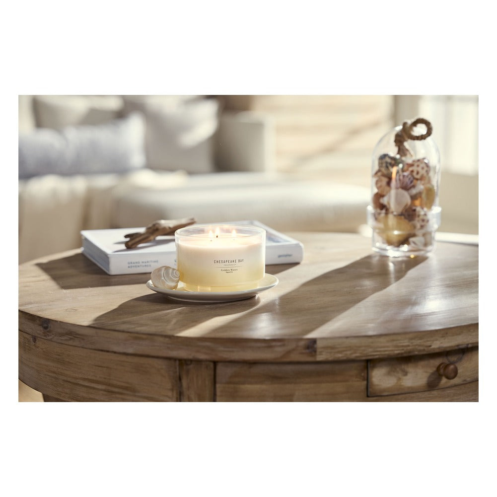 Candela a 3 Stoppini Chesapeake Bay Candle Golden Waves 2