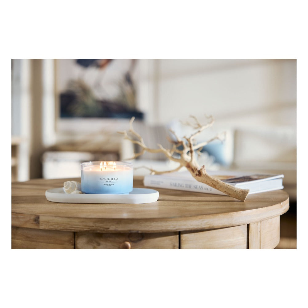 Candela a 3 Stoppini Chesapeake Bay Candle Serene Waters 2