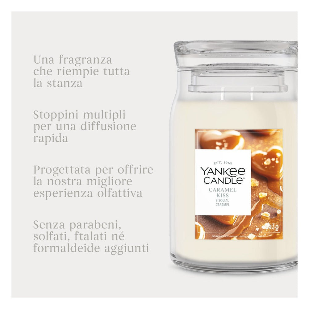 Candela Giara Grande Yankee Candle Signature Caramel Kiss 6