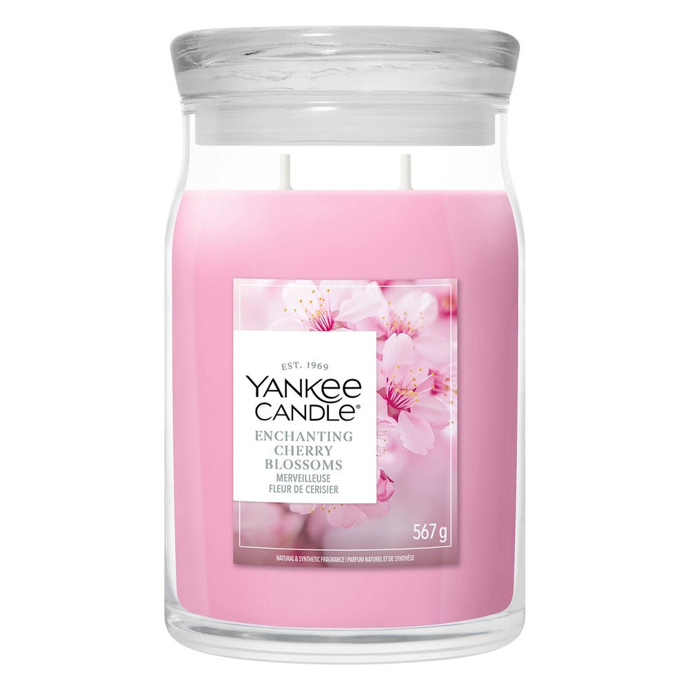 Candela Giara Grande Yankee Candle Signature Enchanting Cherry Blossom 1